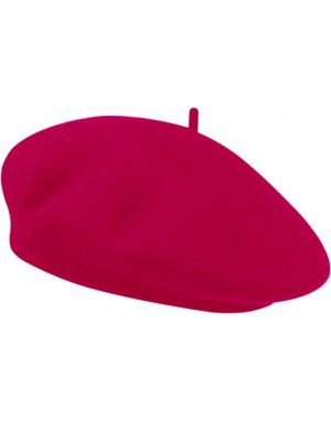 Unisex  Pure wool basque beret cap pink